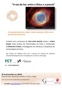 A voz da luz: entre a física e a poesia