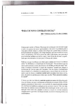 Para um novo contrato social