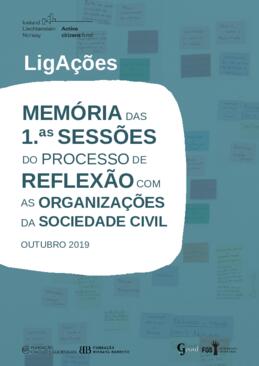 Memória das primeiras sessões do processo de reflexão com as Organizações da Sociedade Civil