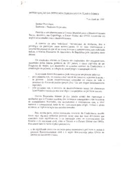 Cimeira de Copenhaga: Intervenção da deputada Teresa Santa Clara Gomes