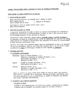 Algumas considerações sobre o trabalho do Graal na diocese de Portalegre