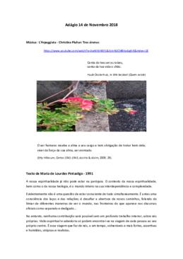 Adágio 14 de Novembro de 2018 1
