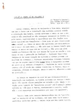 Porquê um grupo só de mulheres
