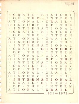 History of international Grail 1921-1979