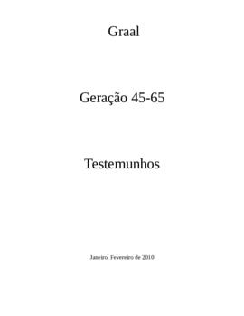 Geração 45-65 (testemunhos)