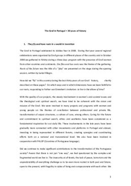 The Grail in Portugal more 30 years of history