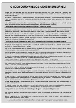 O modo como vivemos não é irremediável